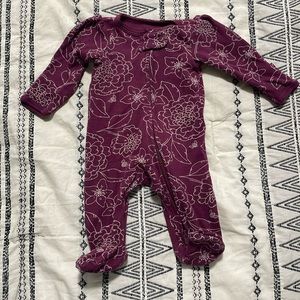 Carter’s Floral Rib Sleeper Footie